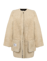Stylein - Veda Coat - Žieminis paltas - Kreminė spalva