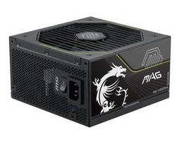 MSI MAG A1000PLS PCIE5 EU Black Embossed Cable 1000W Full-Modular Platinum ENFR Color Box Wooden Pallet 120M