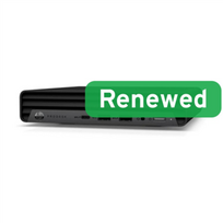 HP Renewed Grade A | ProDesk 400 G6 Desktop Mini | Intel Core i5 | i5-10500T | 16GB | SSD | 256GB | Intel UHD Graphics 630 | Windows 11 Pro