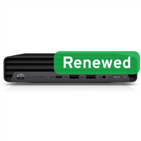 HP Renewed Grade A | EliteDesk 805 G6 Desktop Mini | AMD Ryzen 5 PRO | 4650GE | 16GB | SSD | 256GB | AMD Radeon Graphics | Windows 11 Pro