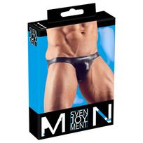 Svenjoyment - blizgūs jockstrap apatiniai - juodi - XXL