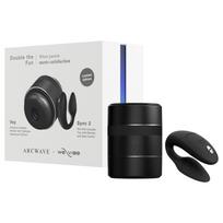 Arcwave Voy ir We-Vibe Sync 2 - „Double the Fun“ rinkinys (juodas)