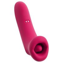 You2Toys Oral Fun - čiulpiantis ir liežuviu veikiantis klitorio stimuliatorius (rožinis)
