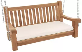 Sūpuoklinis suolas Joyce su sėdimuoju paminkštinimu 120 cm + tikmedis
