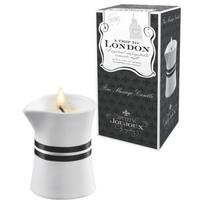 Petits Joujoux London - masažinė žvakė - rabarbarai ir gintaras - 120 ml