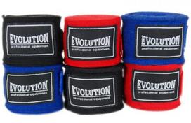 Bandažai boksui Evolution  SB-300, mėlyni