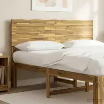 Lovos galvūgalis su natūraliu kraštu ROSTOCK Balta 150 cm