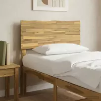Lovos galvūgalis su natūraliu kraštu ROSTOCK Balta 80 cm