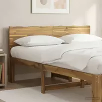 Lovos galvūgalis su natūraliu kraštu ROSTOCK Balta 140 cm