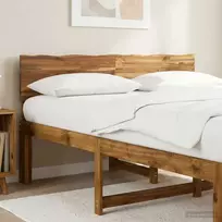 Lovos galvūgalis su natūraliu kraštu ROSTOCK Natūrali 120 cm