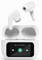 Headphones Gembird BT TWS with LCD display and Active Noise Canceling White