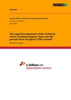 The Legal Development of the Technical Intern Training Program. How was the present form of Japan's TITP created?