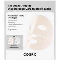 COSRX Arbutin spalvos keitimo kaukė veido odai su alfa-arbutinu, niacinamidu ir kolagenu 34g