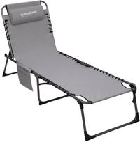 Lauko gultas King Camp Magnolia B40, pilka sp., 190 cm x 59 cm x 34 - 38 cm