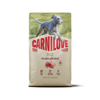 CARNILOVE TRUE FRESH Dog Duck Junior Large Breed sausas pašaras šuniukams 4kg.