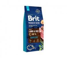 Brit Premium By Nature Sensitive Lamb sausas maistas šunims 3kg. - 15kg. 15 kg