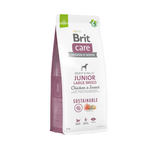 Brit Care Sustainable Junior Large Breed Chicken&Insect sausas maistas šunims su vištiena ir vabzdžiais 3kg -12kg 12 kg
