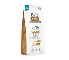 Brit Care Grain-free Senior&Light Salmon sausas maistas vyresnio amžiaus šunims su lašiša 3kg. - 12kg. 12 kg