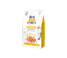 Brit Care Cat GF Haircare Healthy&Shiny Coat sausas maistas katėms 2kg. - 7kg. 2 kg