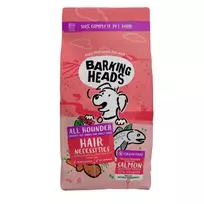 BARKING HEADS Hair Necessities Salmon pašaras šunims su lašiša 2kg. - 12kg. 12 kg
