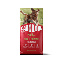 CARNILOVE ACTIVE Dog Duck & Pheasant sausas pašaras šunims 1,5kg. - 12kg. 12 kg