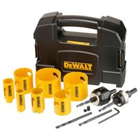 DeWalt bimetalinių gręžimo karūnų rinkinys DT90353-QZ elektrikams 11 vnt.