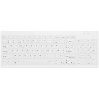 CHERRY AKTIVE KEY Hygiene Compact Ultraflat Keyboard with Nu | AK-C7012F-U1-W/FR | 7061115143207