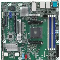 ASRock X570D4U-2L2T/BCM pagrindinė plokštė AMD X570 Socket AM4 micro ATX