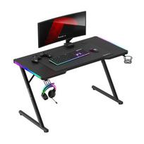 Kompiuterinių žaidimų stalas Huzaro Hero 2.5 RGB, 131 × 11 × 77 cm
