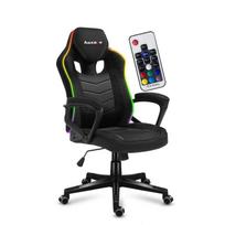 Žaidimų kėdė Huzaro Force 2.5 RGB Carbon Mesh, Juoda, 68 × 56 × 23 cm