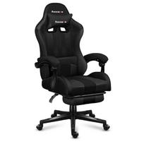 Žaidimų kėdė Huzaro Force 4.7 Carbon Mesh, su kojų atrama, 81 × 29 × 54 cm
