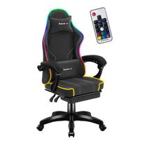 Žaidimų kėdė Huzaro Force 3.7 RGB Black, 74 × 59 × 29 cm