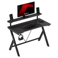 Žaidimų stalas Huzaro Hero 1.9 Black, 132 × 67 × 10 cm