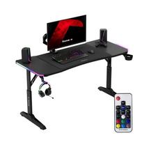 Žaidimų stalas Huzaro Hero 3.6 RGB, Juodas, 66 × 53 × 13 cm