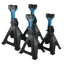 Automobilių atramos Bituxx, 4 vnt, mėlynos spalvos, 27 × 24 × 41,5–61,5 cm