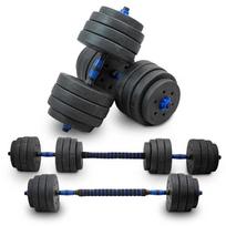 Reguliuojamų hantelių rinkinys LACESTONE, 2 in 1, 40 kg