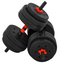 Reguliuojamų hantelių rinkinys, 25 kg, 2 viename