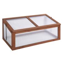 Mini šiltnamis, Rudas, 100 × 65 × 40 cm