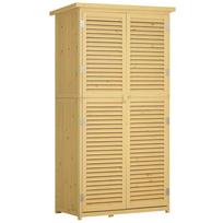 Sodo namelis, 3 lentynos, 2 durys, 87 × 160 × 46,5 cm