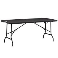 Sulankstomas lauko stalas, 6 vietos, 180 × 73 × 75,5 cm