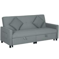Sofa-lova, 3 padėčių atlošas, Pilka, 196 × 90 × 89 cm