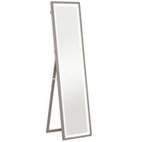 Viso ūgio veidrodis su LED apšvietimu, 160 x 40 cm, jutiklinis valdymas, pilkas