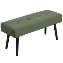 Prieškambario suoliukas, Minkštas, Žalias, 100 × 45 × 36 cm