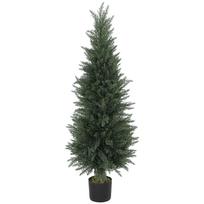 Dirbtinis kipariso augalas vazone, 638 lapai, Ø40 × 120 cm