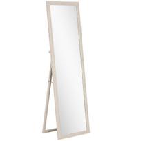 Viso ūgio veidrodis, pastatomas arba tvirtinamas prie sienos, Smėlio, 50 × 160 cm