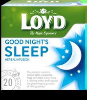 Žolelių arbata LOYD Good Night Sleep, 20 x, VZTLOY5900396024374