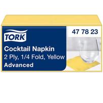 Kokteilių servetėlės TORK 477823, geltona, SSSTRK7322540773248