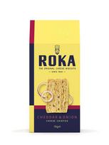 Sūrio trapučiai ROKA Cheddar, su svogūnais, TSURKA8710588600074