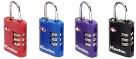 Master Lock 4686EURT 2 vnt. kombinuotų TSA spynų rinkinys - juoda