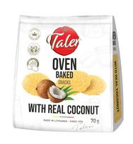 Traškučiai TALER, With real coconut, 70 g, TTTTWA4771188195029